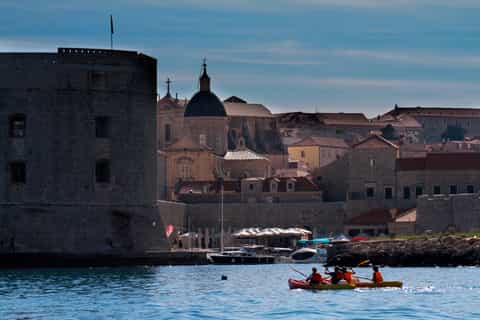 Dubrovnik : sortie de 3 h en kayak de mer avec en-cas et vin