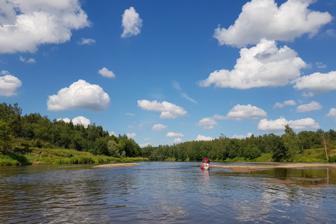 From Riga: Full-Day Scenic Gauja River Valley Kayaking Trip From Riga: Full-Day River Kayaking Tour to Sigulda