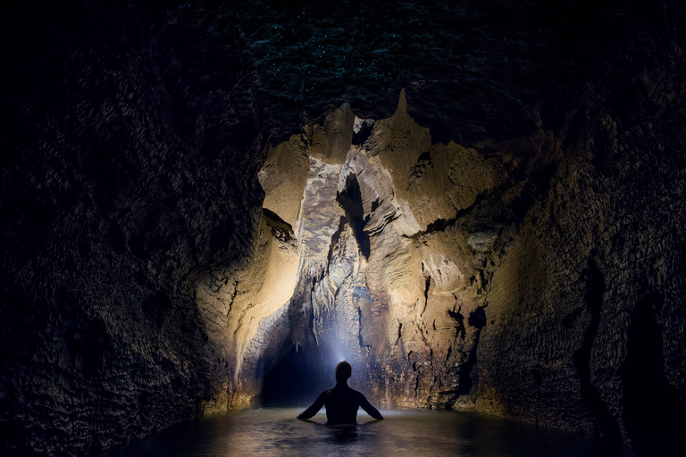 Waitomo Caves: wildwaterraften Labyrinth-route