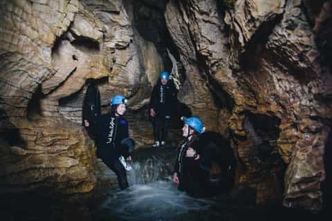 Waitomo Caves: Labyrinth Black Water Rafting Experience