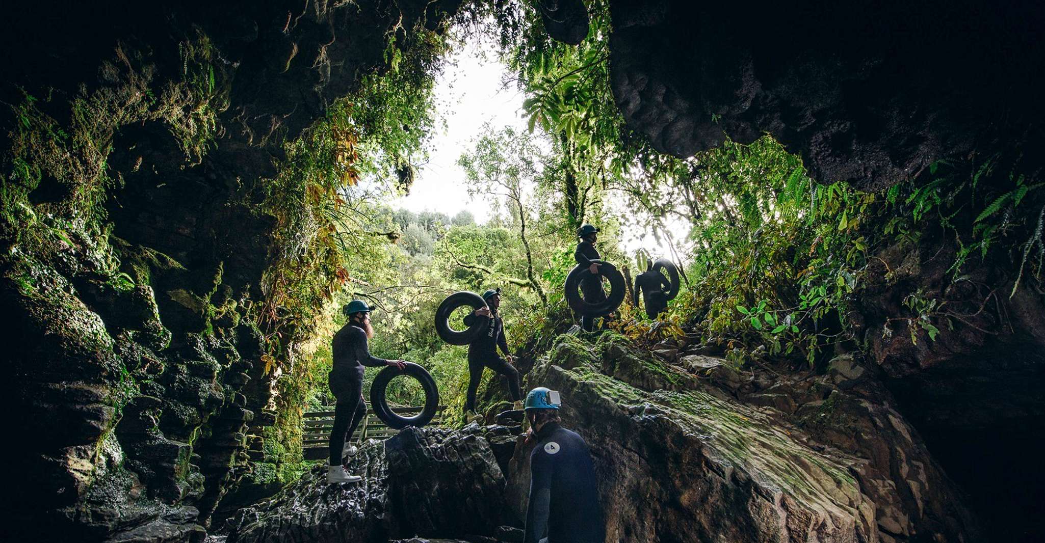 Waitomo Caves, Labyrinth Black Water Rafting Experience - Housity