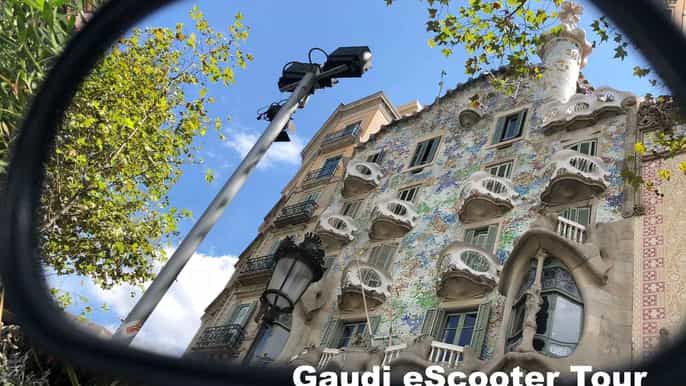 barcelona gaudí escooter tour