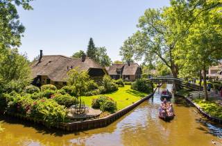 Amsterdam: Giethoorn & Deich Tagesausflug mit Bootstour