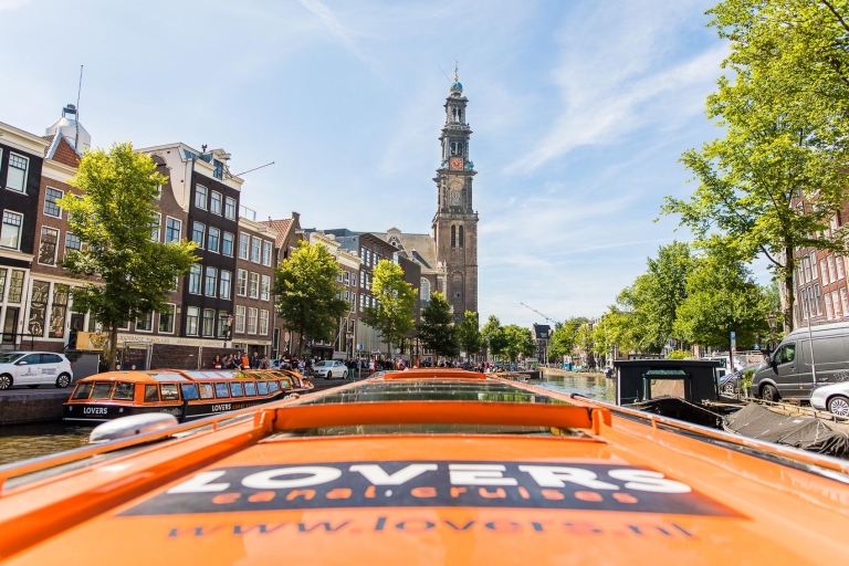 Amsterdam: grachtenrondvaart met gps-audiogids, 1 uurAmsterdam: grachtenrondvaart vanaf Centraal Station, 1 uur