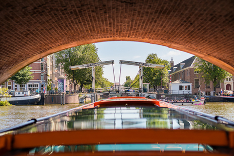 Ámsterdam: crucero de 1 hora por el canal con audioguía GPSÁmsterdam: crucero de 1 hora desde la estación central