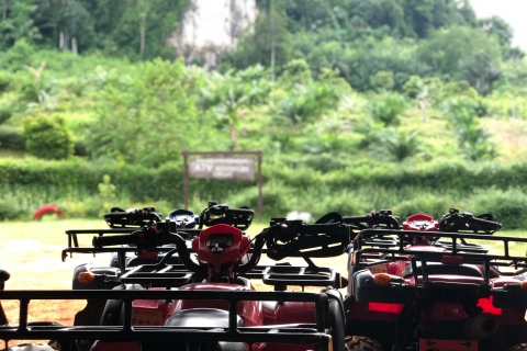 Krabi: Kajak in der Blauen Lagune Klong Srakaew & Quad-TourPrivates halbtägiges Kajakfahren in Klong Srakaew mit ATV