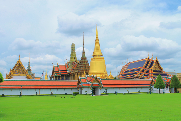 Bangkok: Destaques, templos e passeio pelos canais com almoçoTour inglês com embarque no hotel