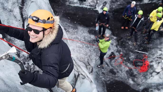 sólheimajökull ice climb and glacier hike