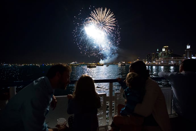 Chicago: Navy Pier Fireworks and Skyline Lake Cruise