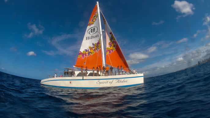 big island 1.5hour romantic sunset sail from waikoloa