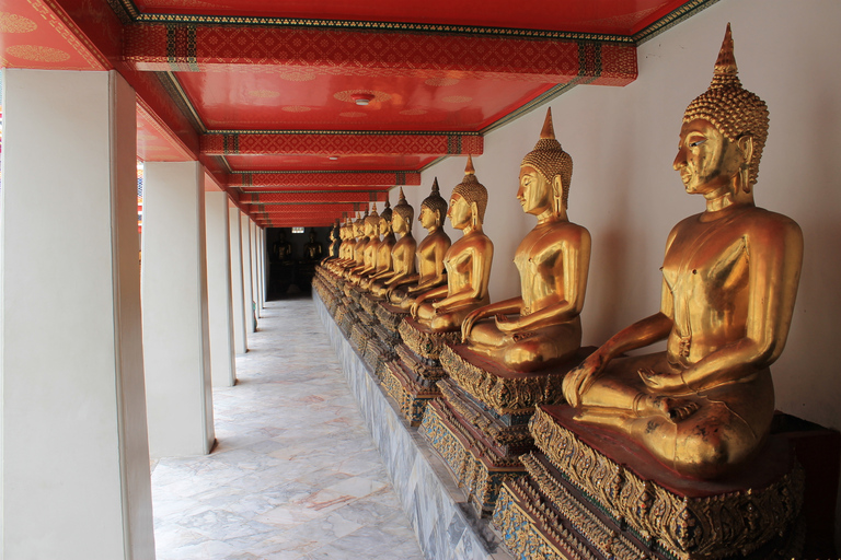 Bangkok : temples et bateau à longue queue avec déjeunerVisite en petit groupe avec prise en charge au centre-ville