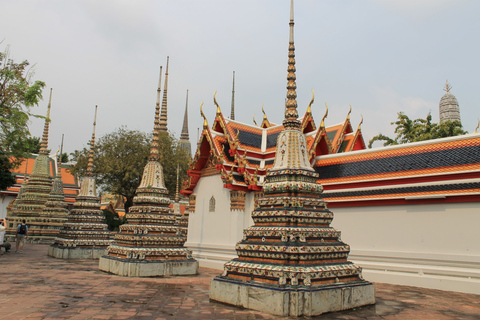 Bangkok: Destaques, templos e passeio pelos canais com almoçoTour inglês com embarque no hotel