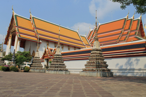 Bangkok : temples et bateau à longue queue avec déjeunerVisite en petit groupe avec prise en charge au centre-ville