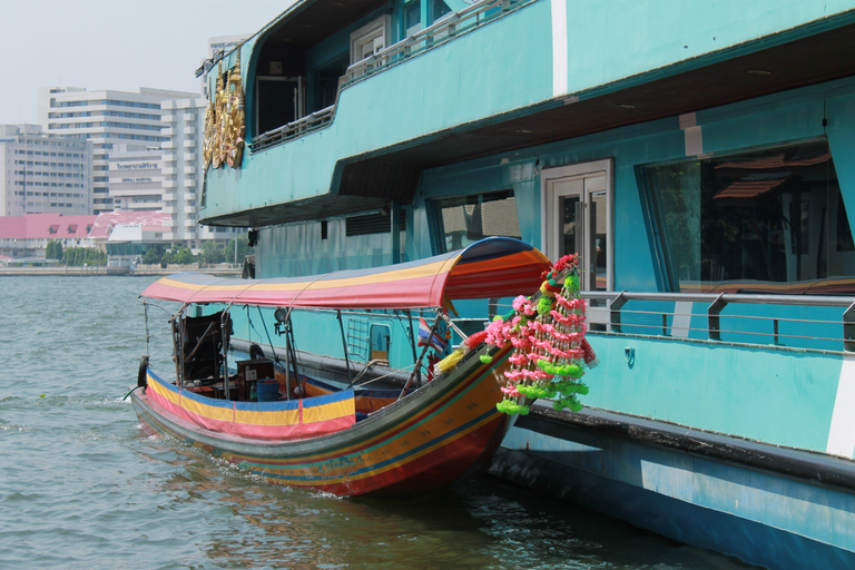 Bangkok: Świątynie i rejs długą łodzią z lunchemWycieczka w małej grupie: Odbiór z hotelu w centrum Bangkoku