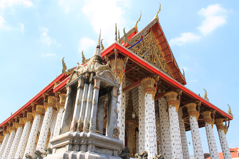 Best Of Bangkok: Temples & Long-tail Boat Tour with Lunch Small Group Tour: Downtown Bangkok Hotel Pick-Up