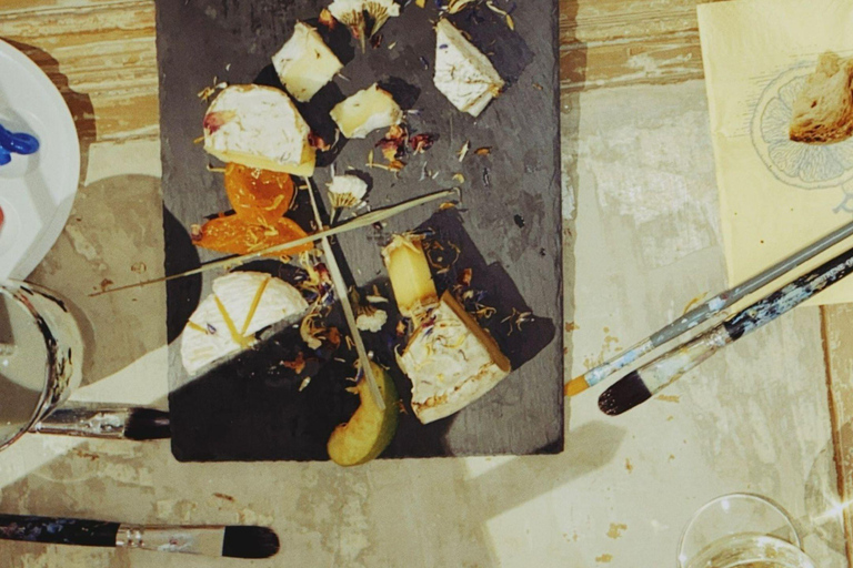 Marseille: Painting workshop & cheese and wine tasting