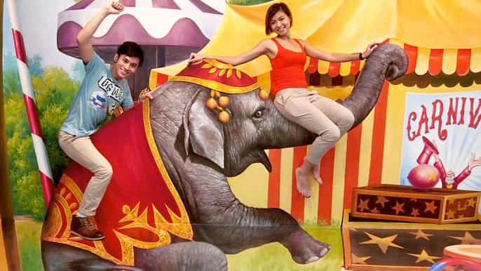 sentosa trick eye museum entrance ticket