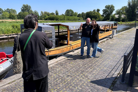 Z Amsterdamu: wycieczka 1-dniowa do Giethoorn z rejsem po kanałach i zwiedzaniem wioski