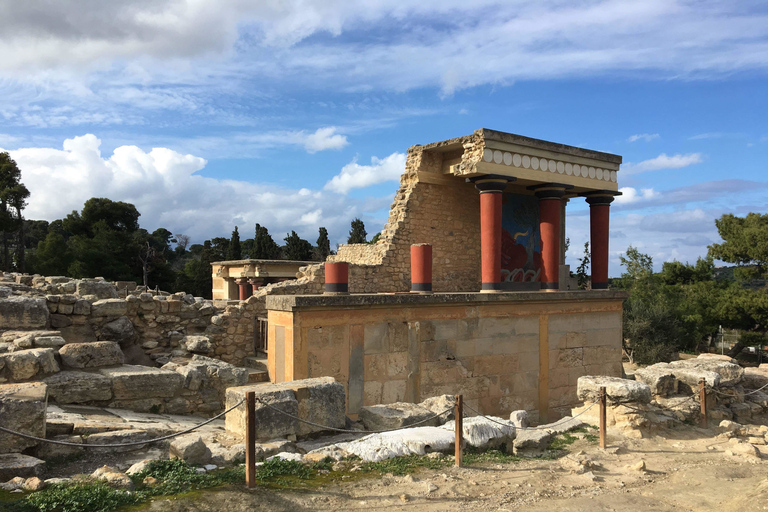 Prywatna wycieczka do pałacu w Knossos i Muzeum ArcheologicznegoPrywatna wycieczka w języku angielskim lub francuskim