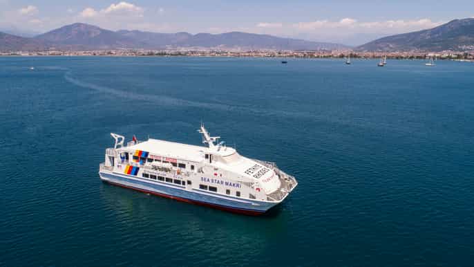 from fethiye same day roundtrip boat transfer to rhodes