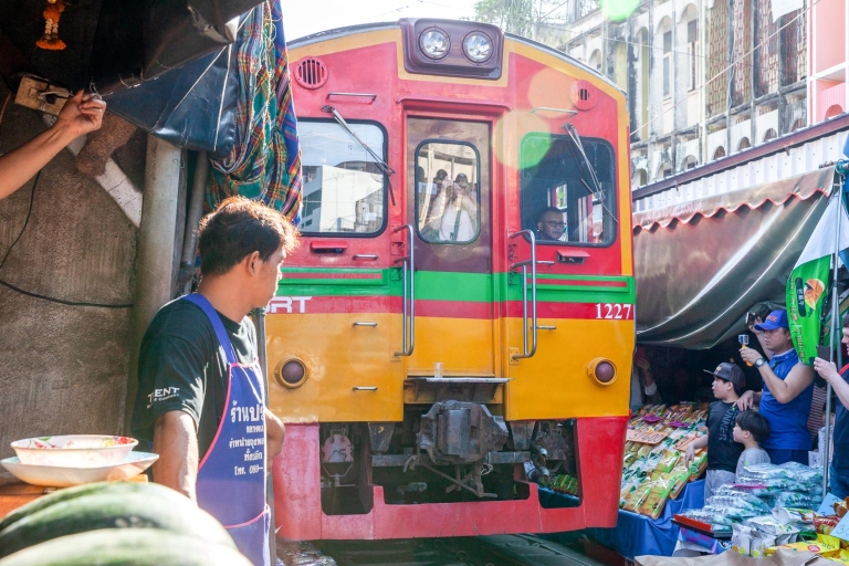 Ab Bangkok: Mae Klong Markt, Schwimmender Markt & BootstourPrivate Tour