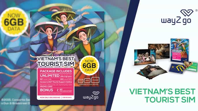 hanoi unlimited data sim card with free hotel delivery
