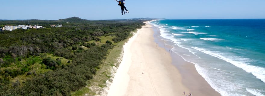 Noosa : Saut en parachute en tandem