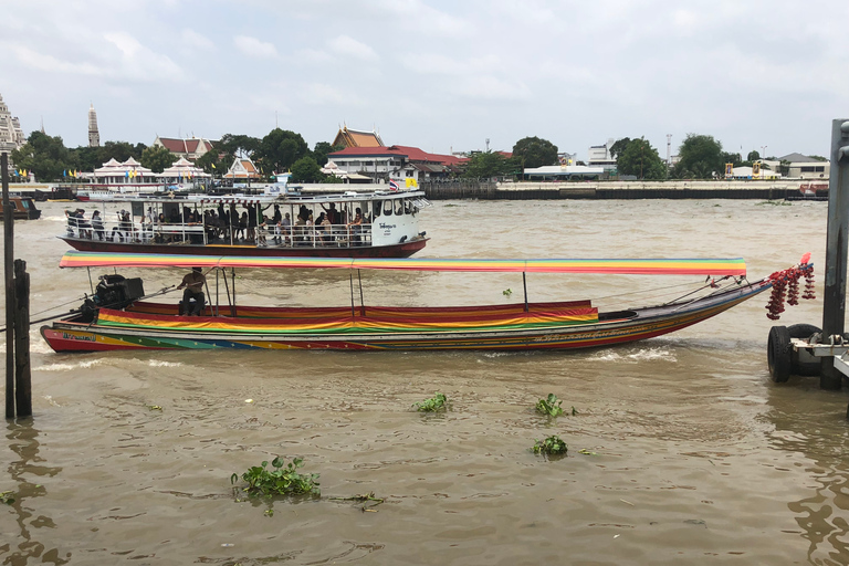 Best Of Bangkok: Temples & Long-tail Boat Tour with Lunch Small Group Tour: Downtown Bangkok Hotel Pick-Up