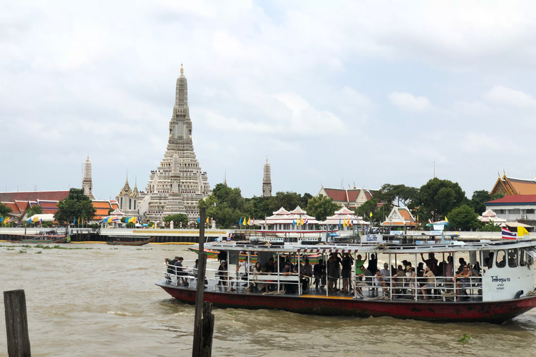 Bangkok: Świątynie i rejs długą łodzią z lunchemWycieczka w małej grupie: Odbiór z hotelu w centrum Bangkoku