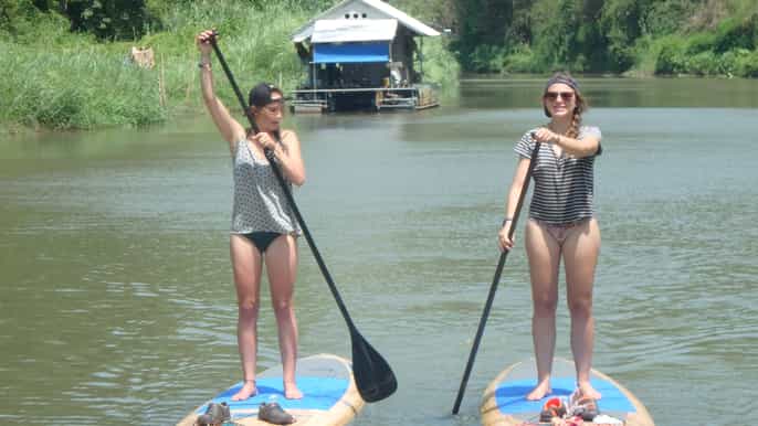 1 día de stand up paddle en el río mae ping