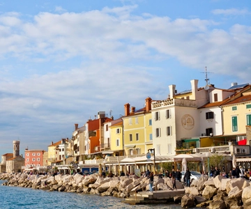 Vanuit Koper: Piran en panoramische Sloveense Kust Tour