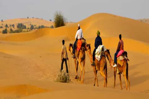 Jaisalmer Private City Tour with Camel Safari in Desert