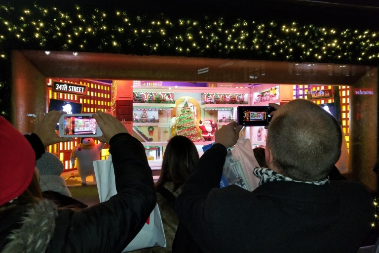 Nueva York: Recorrido a pie de luces extravagantes navideñas