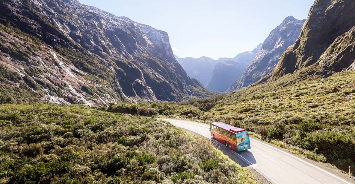 From Queenstown: Milford Sound Full-Day Trip by Bus & Boat