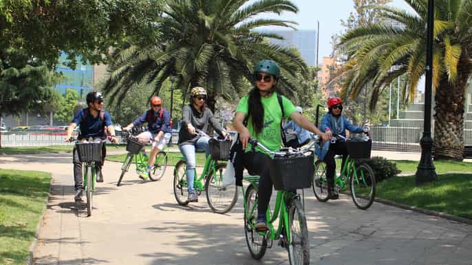 santiago markets bike tour