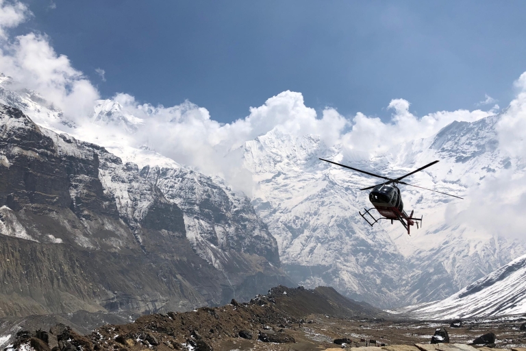 Visite guidée en hélicoptère du camp de base de l'AnnapurnaHélicoptère privé