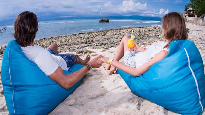 from bali lembongan island beach club day trip