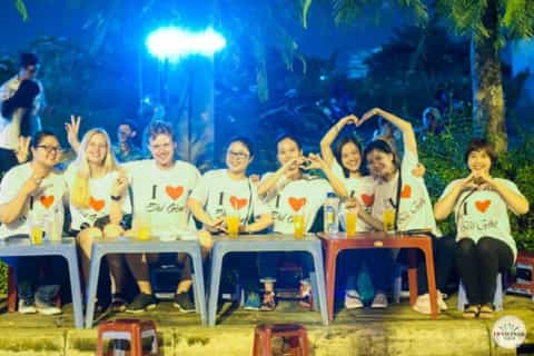 ho chi minh nighttime street food tour with private scooter