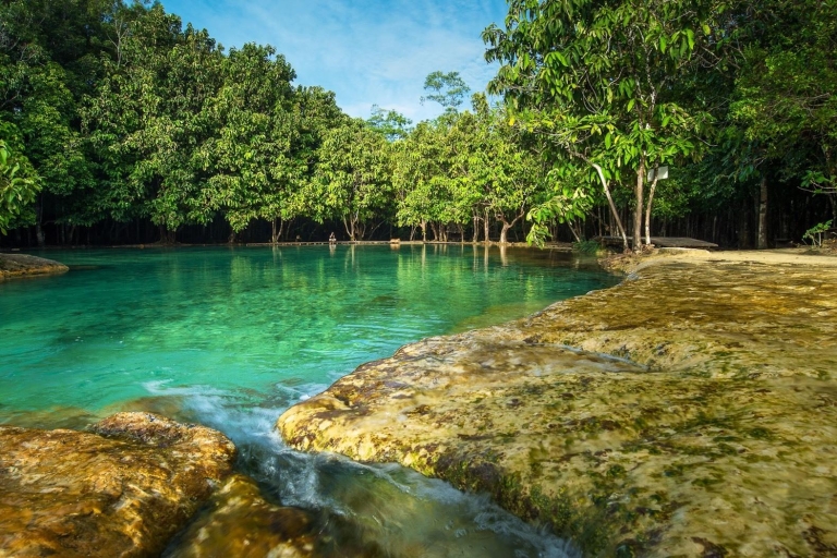 Krabi: Templo del Tigre, aguas termales y piscina EsmeraldaTour privado