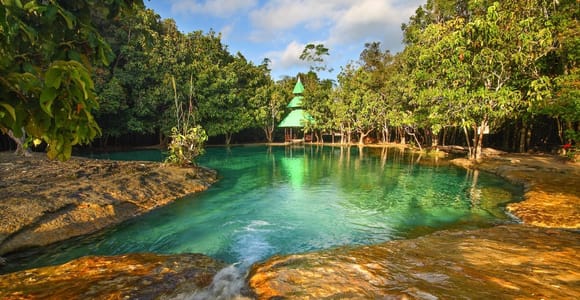 Krabi: Tiger Temple, Hot Springs & Crystal Pool Jungle Tour
