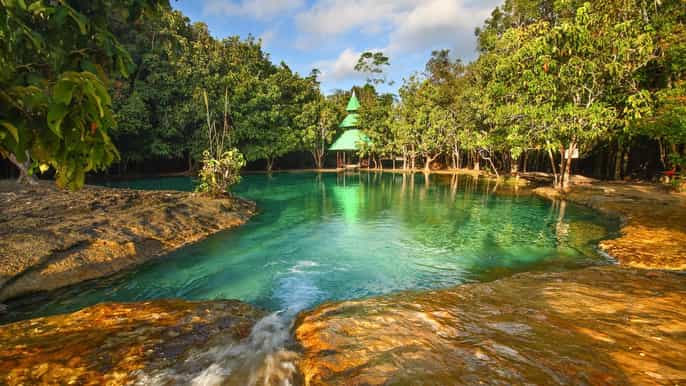 krabi jungle tour tiger temple hot springs crystal pool