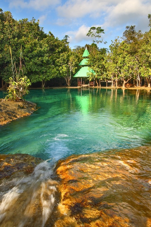 2024 All day Krabi Jungle Tour (Hot Spring Water, Emerald Pool, Tiger Cave  Temple)