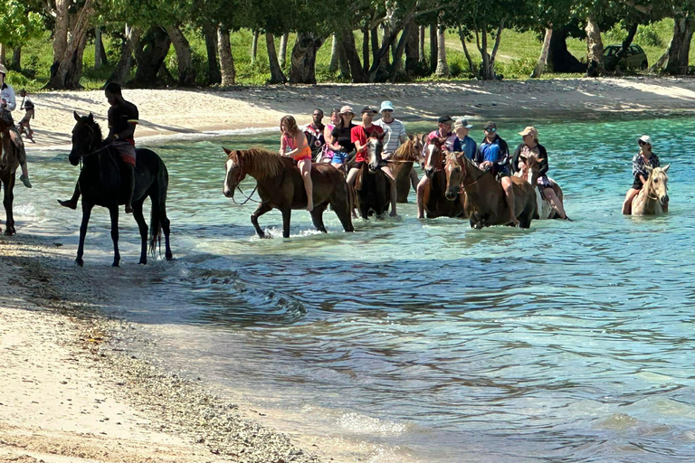 Vanuatu: Blue Lagoon, Horse Riding, and Etmat Beach Tour