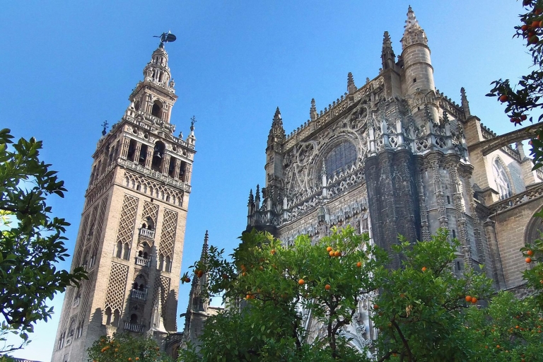Seville: Guided Tour with Cathedral & Giralda Entrance Seville: 1–Hour Cathedral Entrance with French Guided Tour