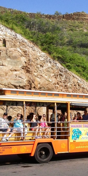 Oahu: Waikiki Trolley Hop-on Hop-off All-Line Pass | GetYourGuide