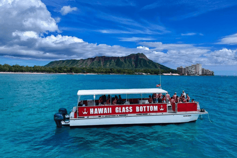 From Honolulu: Waikiki Glass Bottom Boat Sunset Cruise