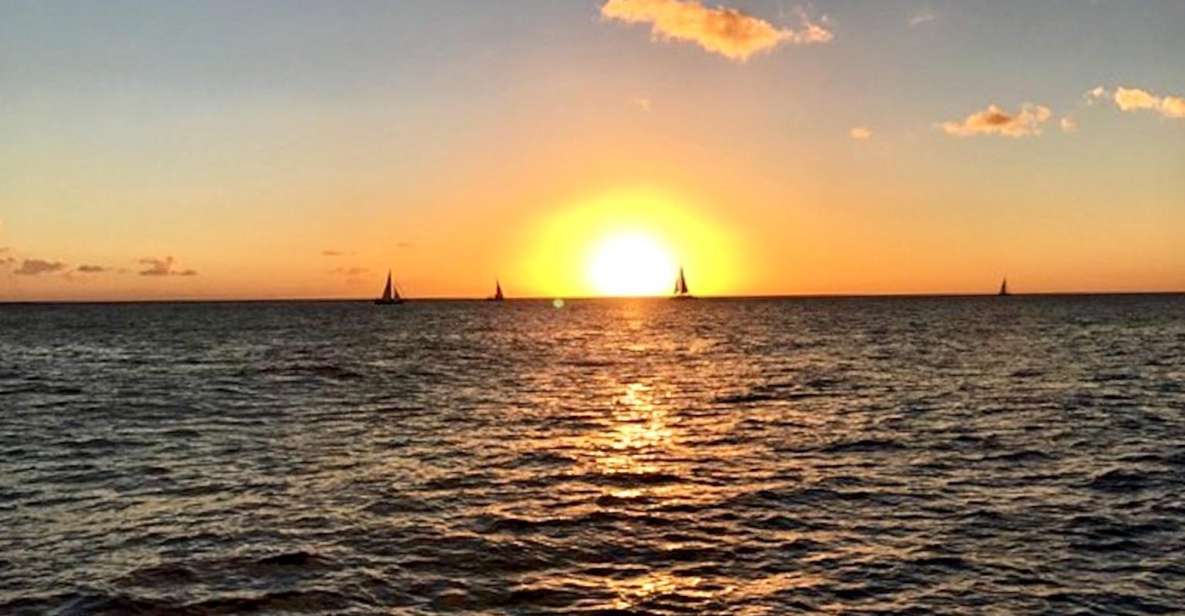 Waikiki Glass Bottom Boat Sunset Cruise from Honolulu 