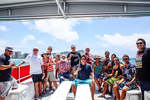 Honolulu: Excursión en barco con fondo de cristal por la costa sur de Oahu