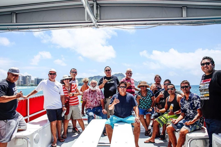 Honolulu: Excursión en barco con fondo de cristal por la costa sur de Oahu