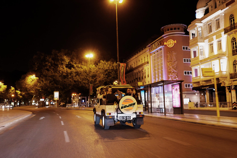 LISBON BY NIGHT in a Vintage Jeep with FOOD & DRINK Tastings 4 HOURS WITH FOOD & DRINKS